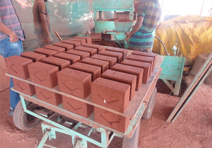 clay bricks machine