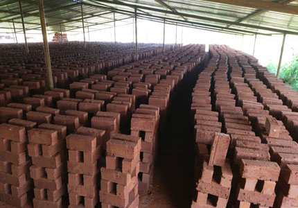 clay bricks machine