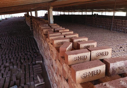 clay bricks machine